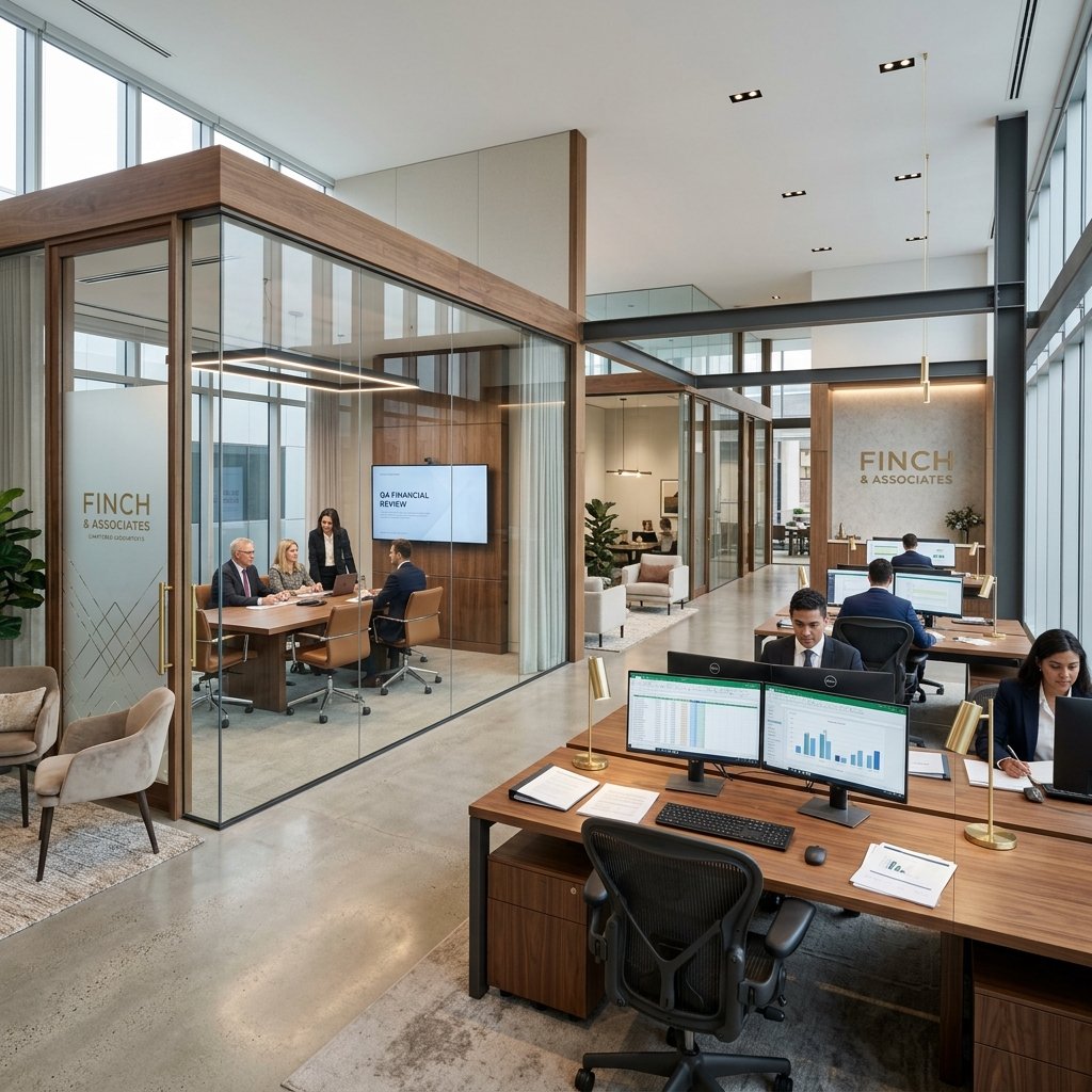 SATRA & ASSOCIATES Premium Corporate Office Lobby
